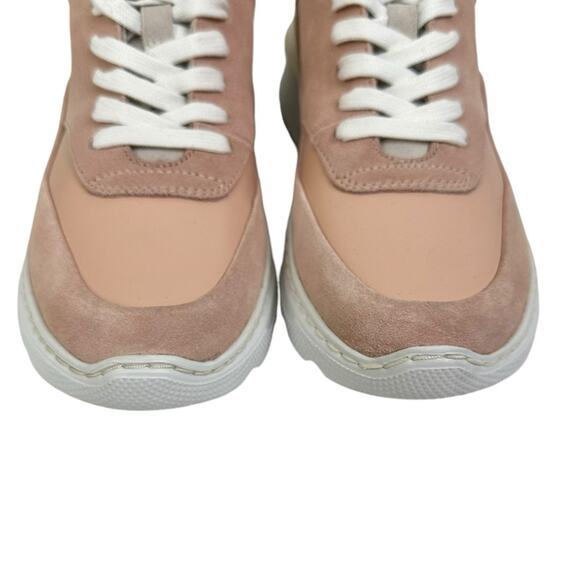 Clarks Sprint Lite Lace Leather Running Shoes Pink White Size 8 - Picture 4 of 7